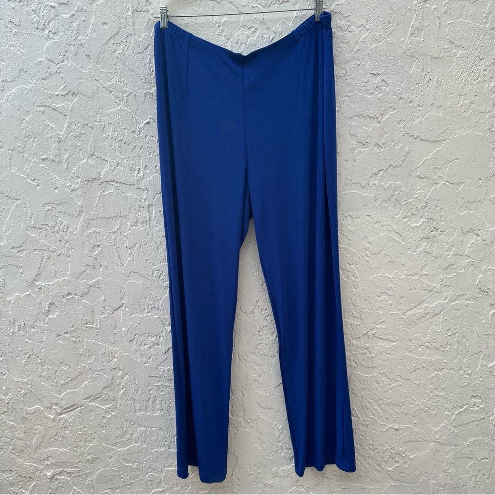 CHICOS Travelers Pant Women 20/22 T Wide Leg Pull On Resort Casual Vacation‎